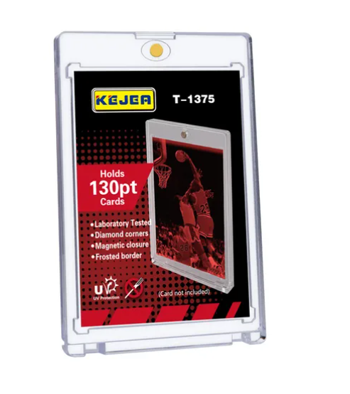 Kejea card holder with basketball design on a white background